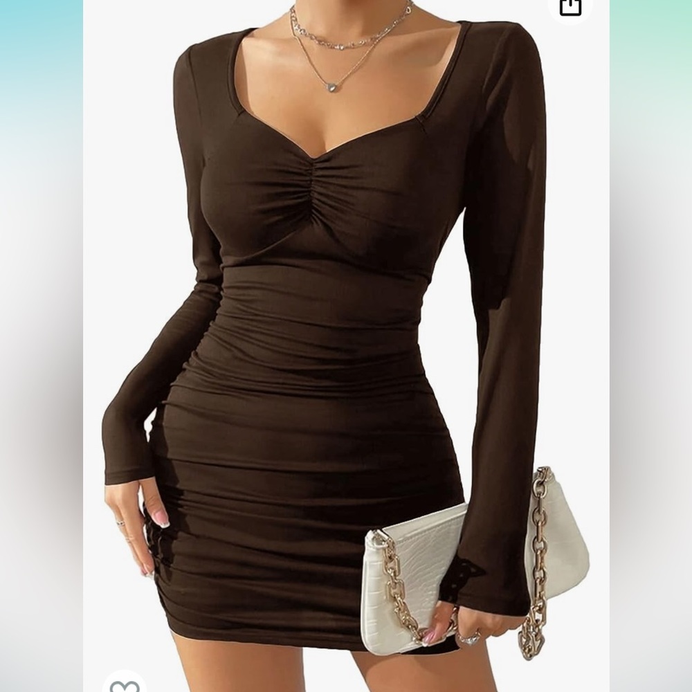 Long Sleeve Bodycon Mini Dress